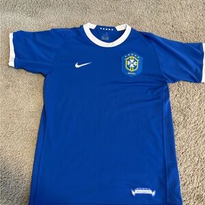 Nike Brazil Royal Blue Soccer Jersey